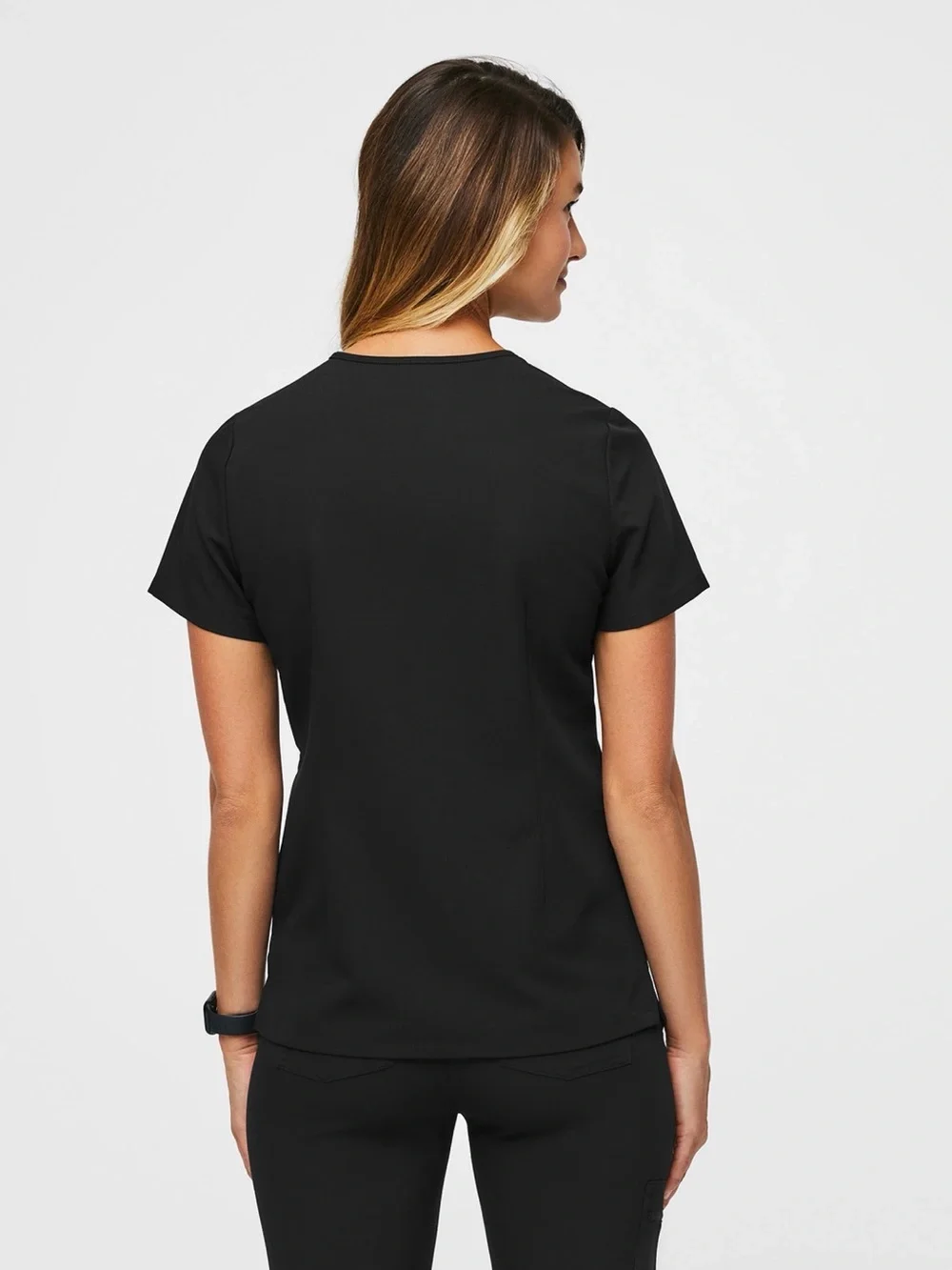 FIGS Women’s Scrub Set - Black - Catarina Top - M & Zamora Jogger Pants - M Reg - Picture 10 of 15